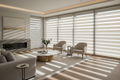 LuxeNest Elegant Motorized Zebra Blinds
